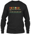 Retired Correctional Officer Special For Personalized Job Gift Unisex Long Sleeve