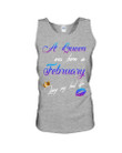 A Queen Was Born In February Birthday Gift Unisex Tank Top