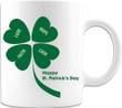 Happy St Patrick's Day Luck Hope Love Printed Mug