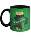Wealthy Pot Of Gold Shamrock St Patrick's Day Printed Mug