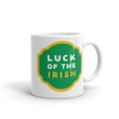 Luck Of The Irish Tricolor Shamrock St Patrick's Day Printed Mug
