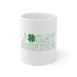 Today Drinking Shamrock St Patrick's Day Printed Mug