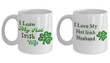 I Love My Husband Clover St Patrick's Day Printed Mug