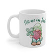 Gnome Kiss Me I'm Irish St Patrick's Day Printed Mug