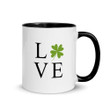 Irish Love St. Patrick's Day Shamrock Printed Accent Mug