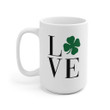 St. Patrick's Day Shamrock Love Shamrock Printed Mug For Friends