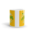 Yellow Background Clover St Patrick's Day Printed Mug