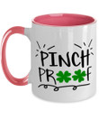 Pinch Proof Clover St Patrick's Day Printed Accent Mug