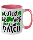 Cutest Clover In The Patch St Patrick's Day Printed Accent Mug
