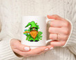 Irish Hippie Gnome Lucky St Patrick's Day Printed Mug