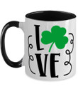 Irish Love Shamrock St Patrick's Day Printed Accent Mug