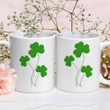 Green Shamrock St Patrick's Day Printed Mug