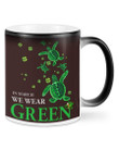 Turtle In March We Wear Green Shamrock St Patrick's Day Printed Mug