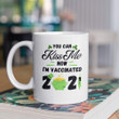You Can Kiss Me I'm Vaccinated Clover St Patrick's Day Printed Accent Mug