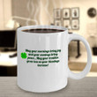 Green Clover May Your Mornings Bring Joy And Your Evenings Bring Peace St Patrick's Day Printed Mug
