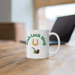 Irish Luck Mug Horseshoe Shamrock St Patrick's Day Printed Mug