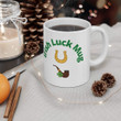 Irish Luck Mug Horseshoe Shamrock St Patrick's Day Printed Mug