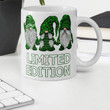 Limited Edition Gnomies Shamrock St Patrick's Day Printed Mug
