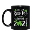 You Can Kiss Me Now Clover St Patrick's Day Printed Accent Mug