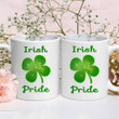 Irish Pride Four Leaf Shamrock St Patrick's Day Printed Mug