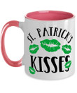 St Patrick's Day They Call Me Mister Pinch Charming Kisses Printed Accent Mug