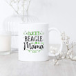 Lucky Beagle Mama Green Horseshoe St Patrick's Day Printed Mug
