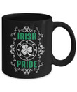 Irish Pride Dark Green Letter Shamrock St Patrick's Day Printed Mug