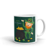 Leprechaun And Pot Of Gold Clover St Patrick's Day Printed Mug