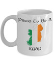 Ryan Irish Flag St Patrick's Day Printed Mug