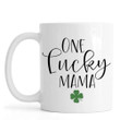 Clover St Patrick's Day Printed Mug One Lucky Mama