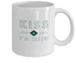 Kiss Me I'm Irish Simple Design St Patrick's Day Printed Mug