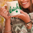 Irish Green Clover St Patrick's Day Printed Mug