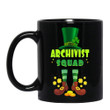 Archivist Squad Shamrock St Patrick's Day Printed Mug