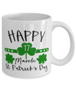 Clover St Patrick's Day Printed Mug Happy 17 March