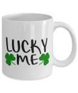 Lucky Me Shamrock St Patrick's Day Printed Mug