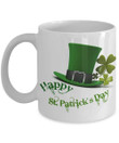 Green Hat Clover St Patrick's Day Printed Mug