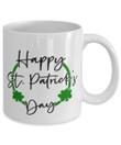 Shamrock Circle Happy St Patrick's Day Printed Mug