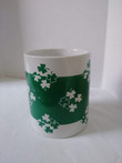 White And Green Shamrock Pattern St Patrick's Day Printed Mug