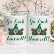 Go Luck Yourself Shamrock St Patrick's Day Printed Mug
