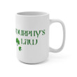 Murphy's Law Green Clover St Patrick's Day Printed Mug