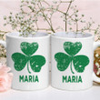 Custom Name Gift For Maria Shamrock St Patrick's Day Printed Mug