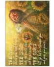The Lord Bless You And Keep You Sunflowers Vertical Poster