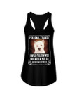 West Highland White Terrier Will Follow You St. Patrick's Day Printed Ladies Flowy Tank