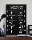 Meaningful Gift For Massage Therapist Improved Pain Scale Vertical Poster