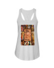African Map She Whispered Back I Am The Storm Ladies Flowy Tank