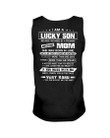 Lucky Son Who Raised By A Freaking Awesome June Mom Unisex Tank Top