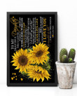 Laugh Love Live Sunflowers Mom Gift For Daughter Vertical Poster