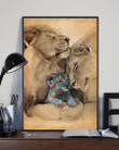 Baby Lion Autism Gift For Autism Son Vertical Poster