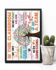 Kindergarden In This Classroom We Are Helpful Vertical Poster