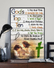 God's Top Ten Put God First Worship Him Only Vertical Poster